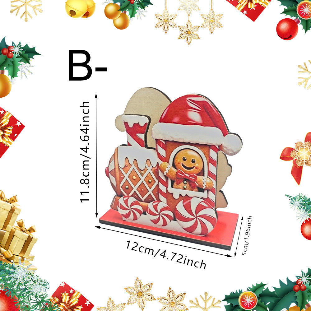 Christmas decoration with gingerbread house motifs Bowlift
