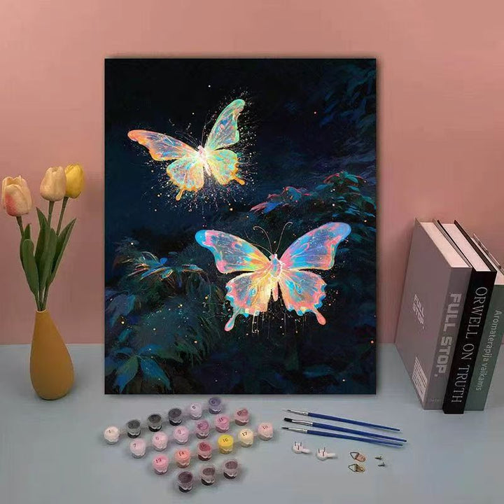 DIY Butterfly Paint by Numbers Kit Bowlift