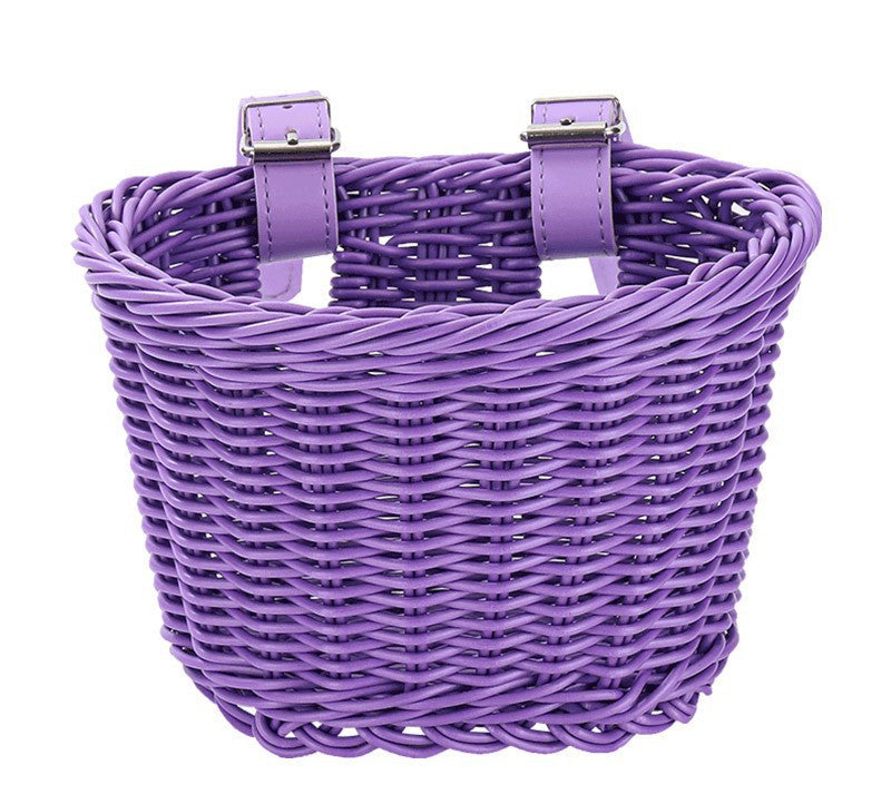 Durable Woven Bicycle Storage Basket Bowlift