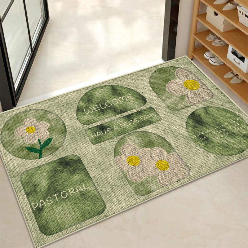 Decorative Star-patterned Bath Mat Bowlift