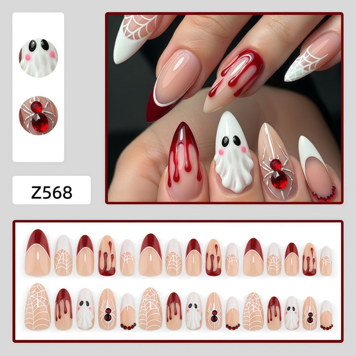 Halloween Nail Art Set with Creepy Designs Bowlift