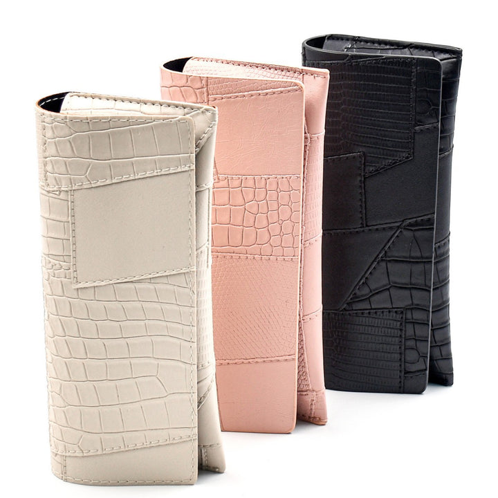 Luxury Croc-Embossed Clutch Wallet Bowlift