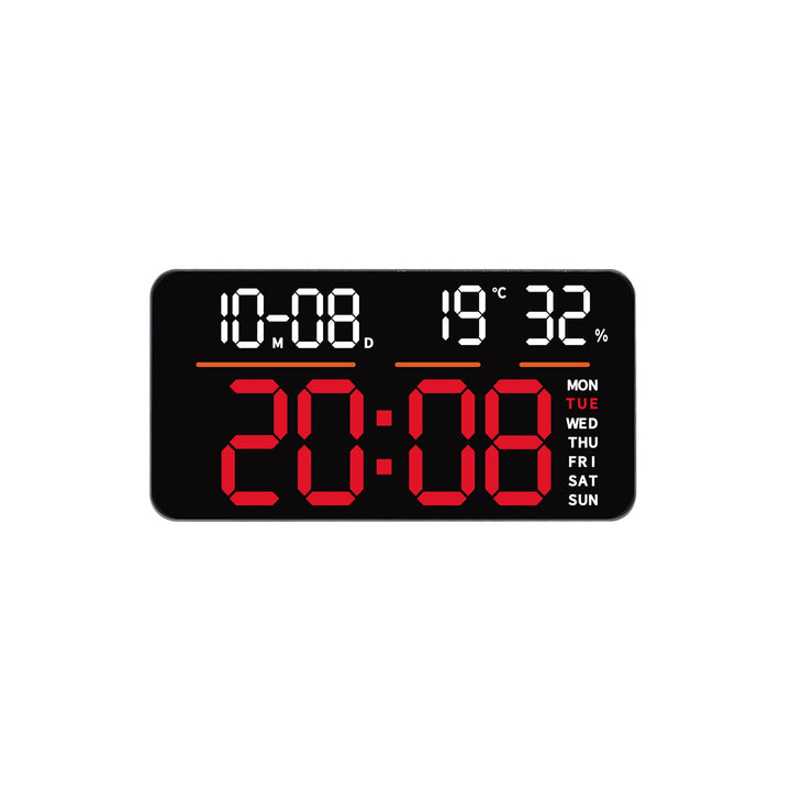 Digital Multi-Function Alarm Clock with Weather Station and Temperature Display Bowlift