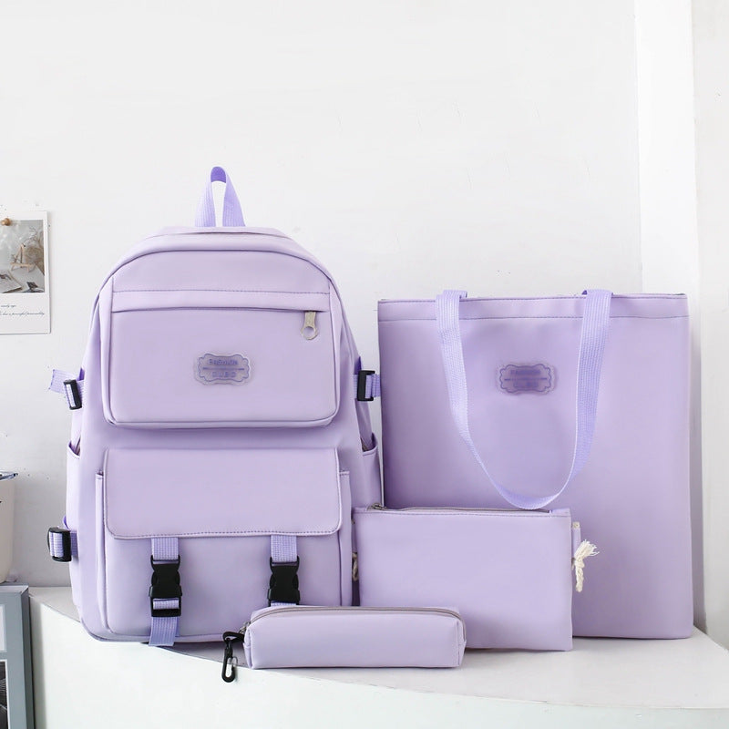 Multi-Pocket Backpack Set