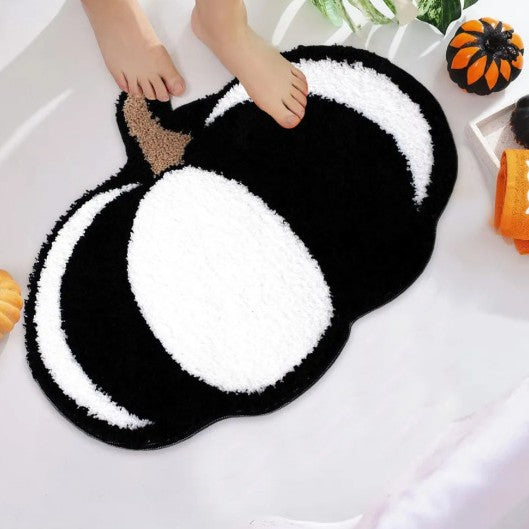 Pumpkin Theme Bath Mat