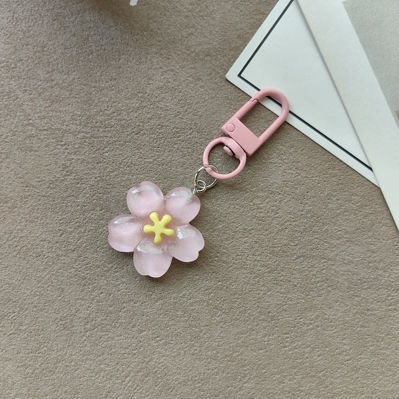 Key ring with flower motif Bowlift