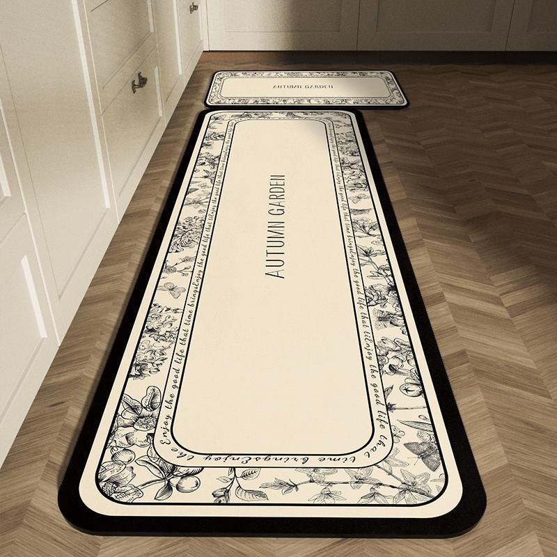 Geometric Patterned Kitchen Runner Mat