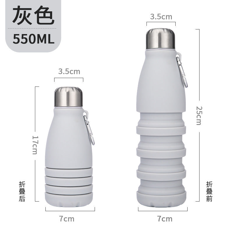 Women collapsible silicone water bottle Bowlift