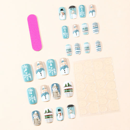 Winter-Themed 3D Nail Art Set Bowlift