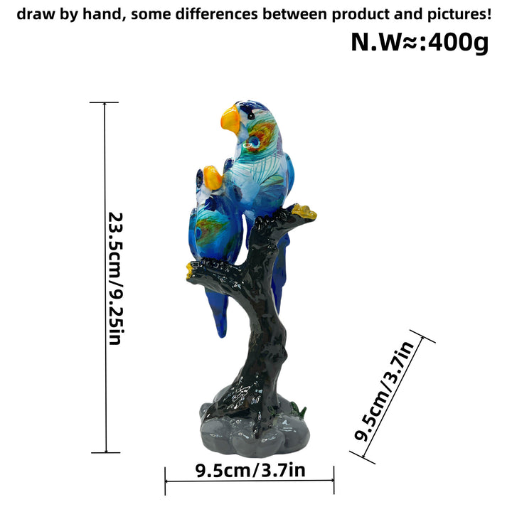 Artistic Parrot Sculpture Bowlift