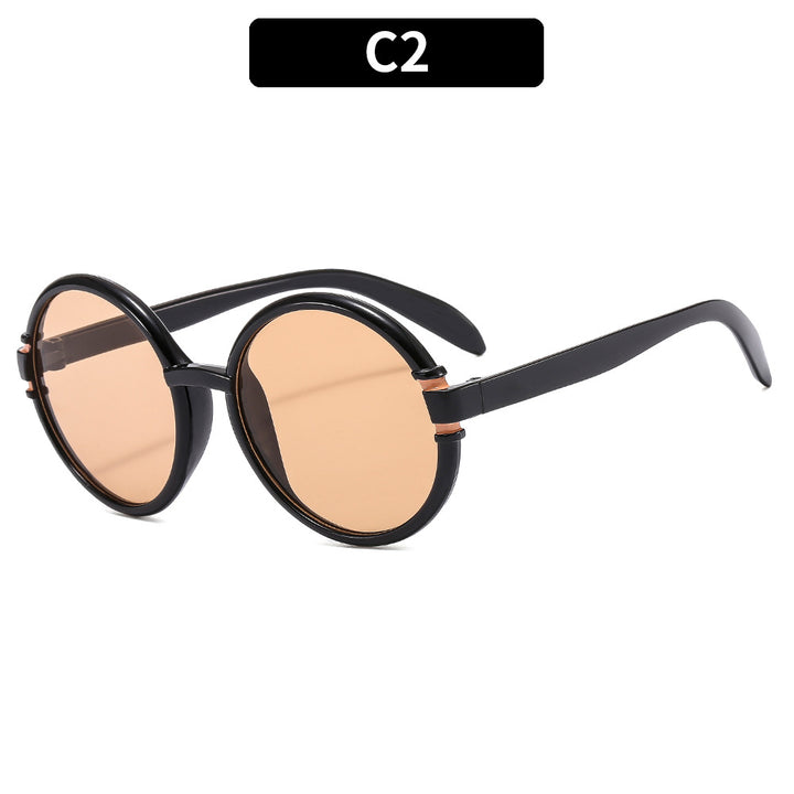 Fashion-Forward Round Sunglasses