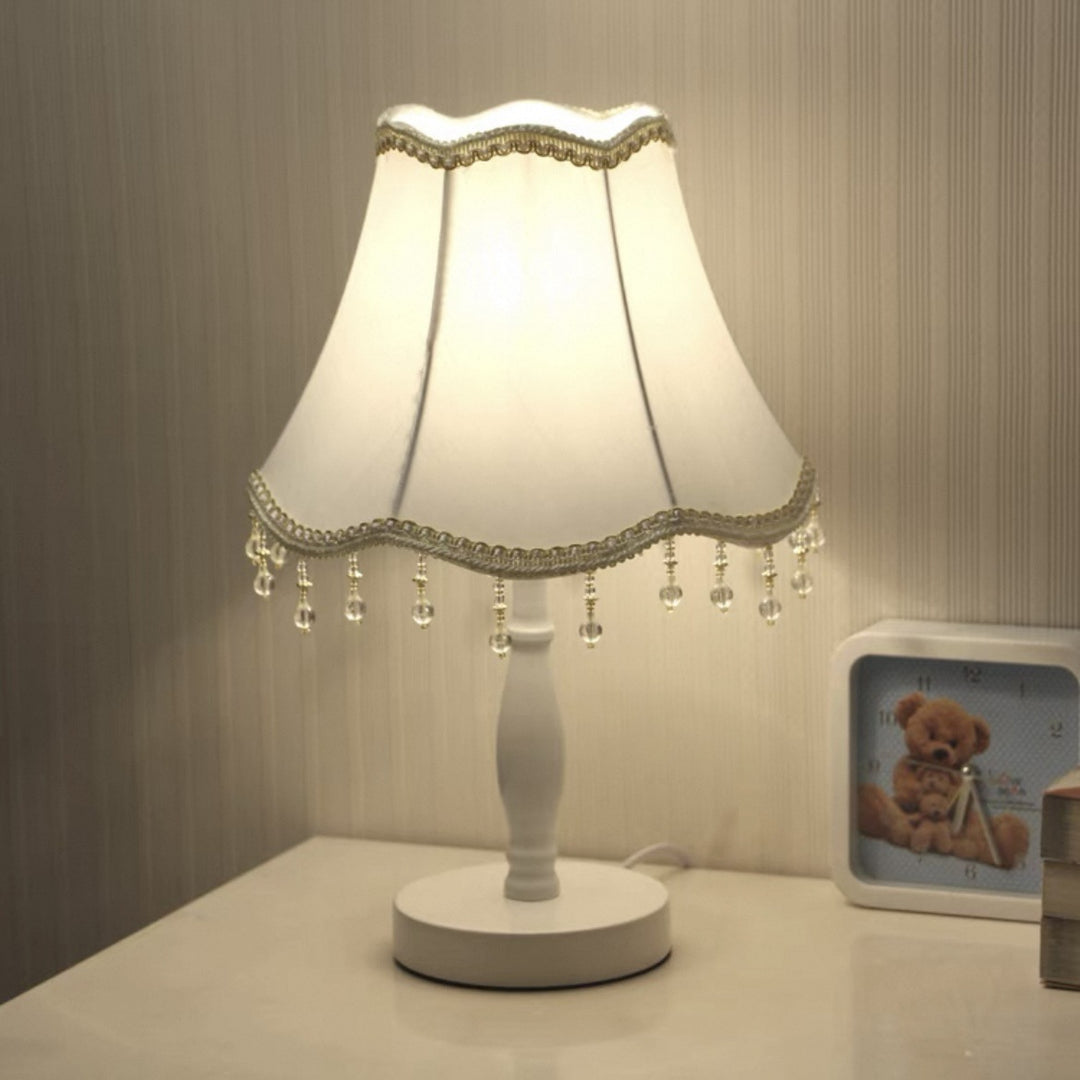 Vintage Floral Shade Table Lamp
