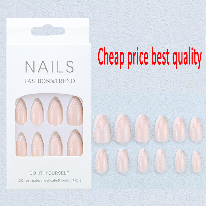 Artistic Graphic Press-On Nail Set Bowlift