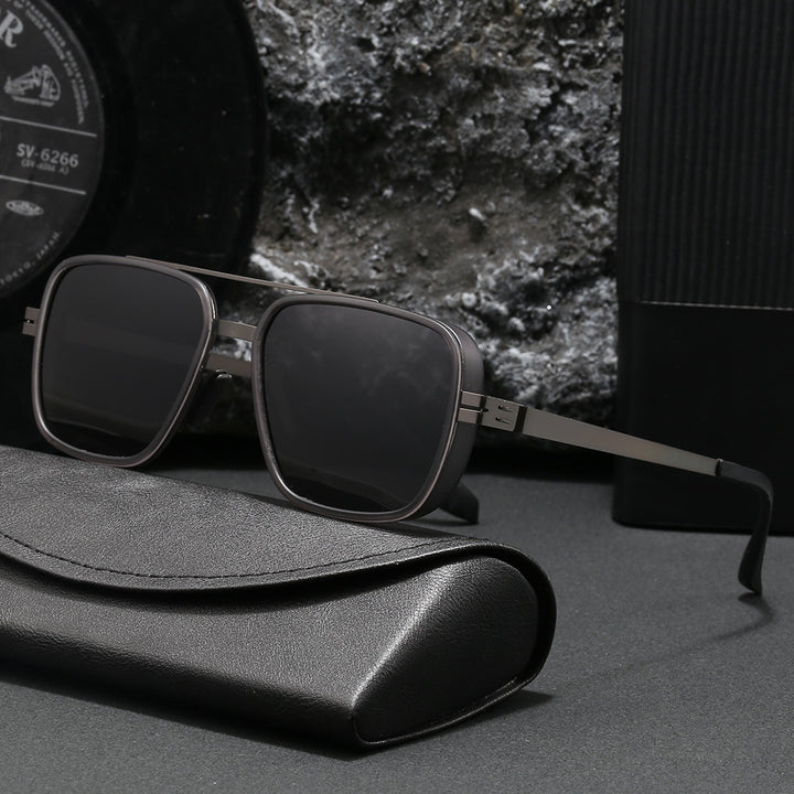 Men's Premium Sunglasses in Modern Square Design Bowlift