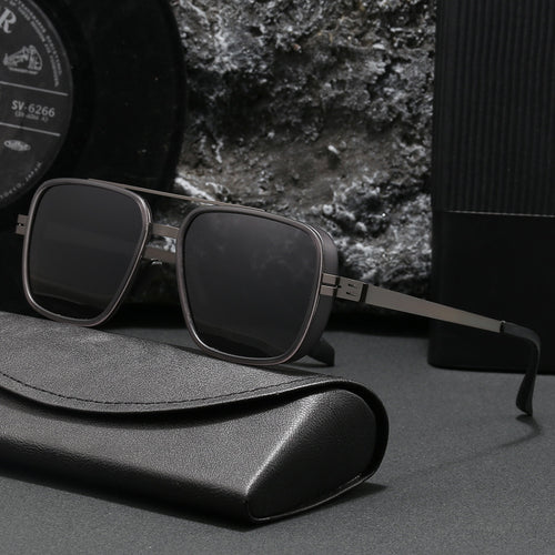 Men's Premium Sunglasses in Modern Square Design Bowlift