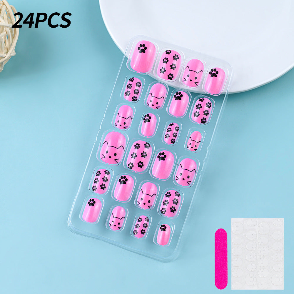 Themed Summer Beach Nail Art Press-On Nails Bowlift