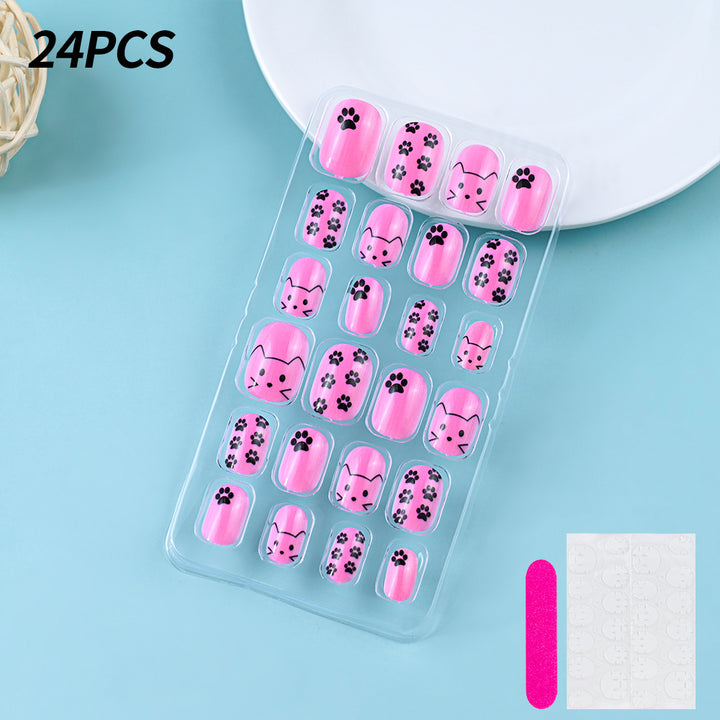 Themed Summer Beach Nail Art Press-On Nails Bowlift
