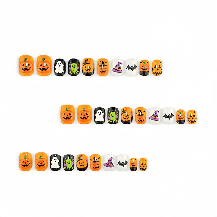 Halloween Artificial Nail Set Bowlift