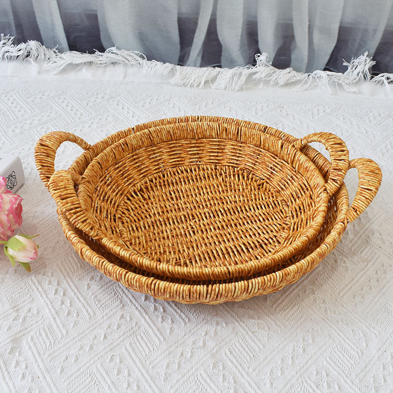 Decorative Handwoven Fruit Basket Bowlift