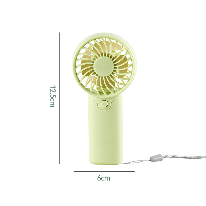 Women's portable mini fan with ergonomic handle and USB charging function Bowlift