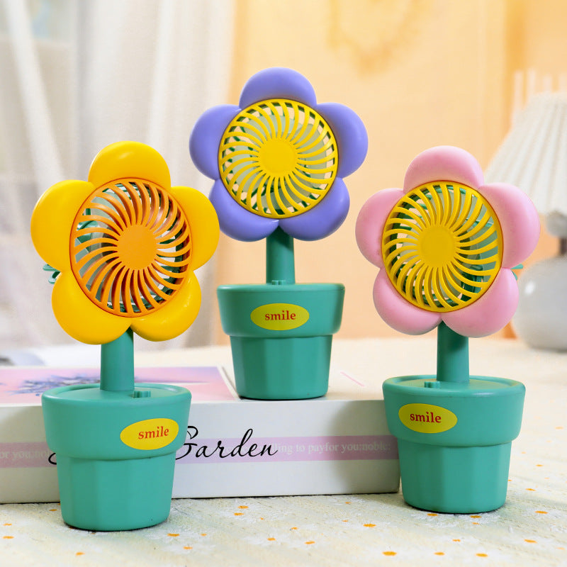 Ladies Portable Hand Fan with Cute Ear Design Bowlift