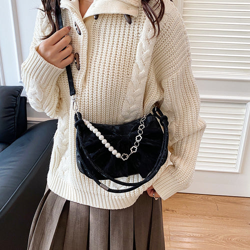 Elegant Bow-Embellished Handbag Bowlift