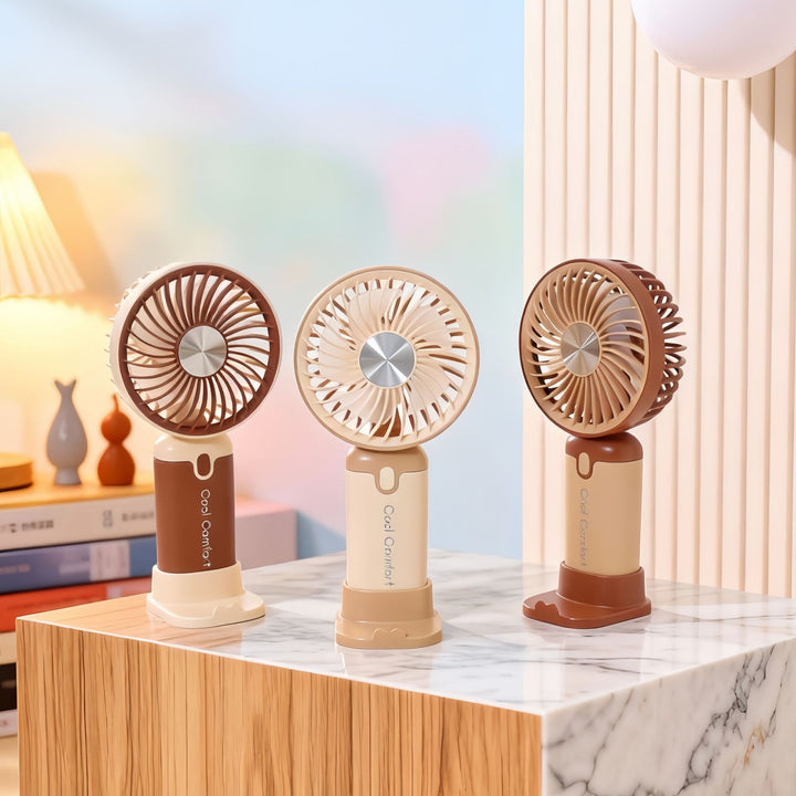 Women's Portable Hand Fan with USB Charging Function Bowlift