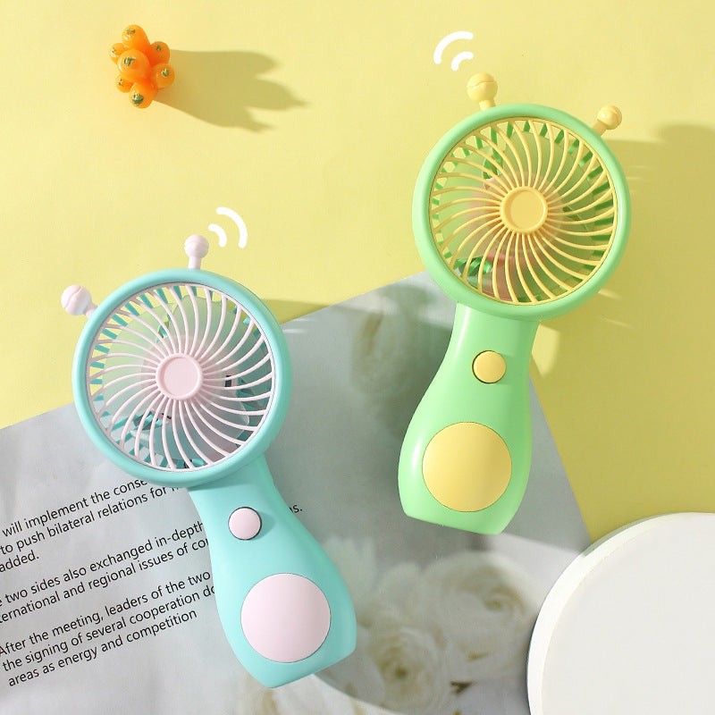Ladies Portable Hand Fan with Ergonomic Handle and Quiet Operation Bowlift