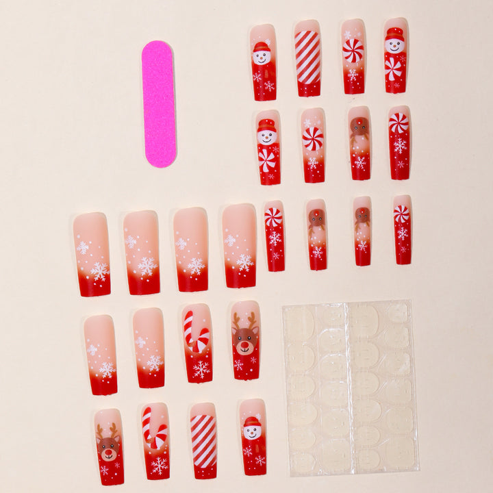 Festive 3D Holiday Nail Art Set Bowlift