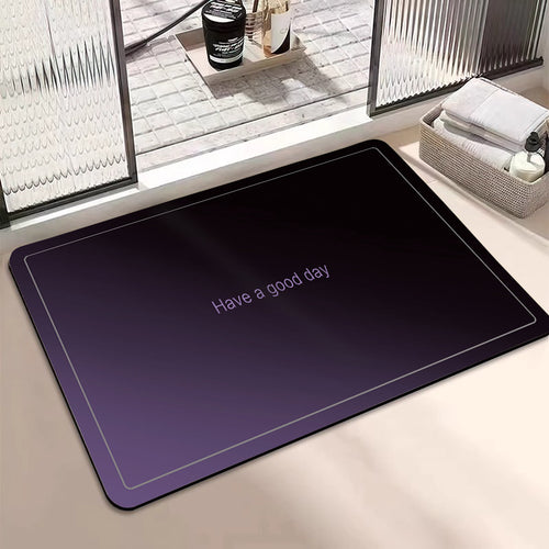 Motivational Phrase Bath Mat Bowlift