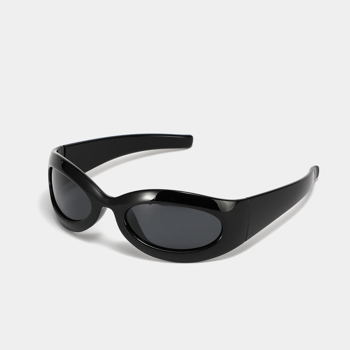 Women's fashionable retro sunglasses in trendy oval design Bowlift