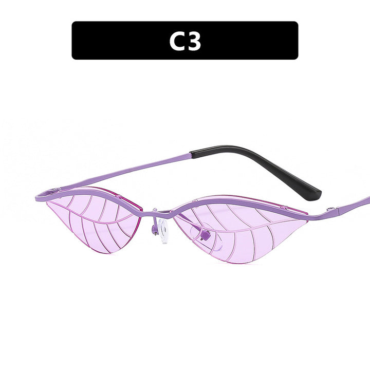 Women Cat-Eye Sunglasses with innovative leaf design Bowlift
