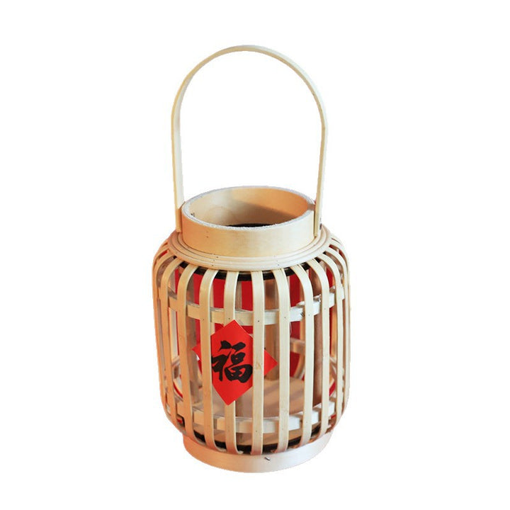 Decorative Lamp Shade Made of Natural Bamboo Bowlift