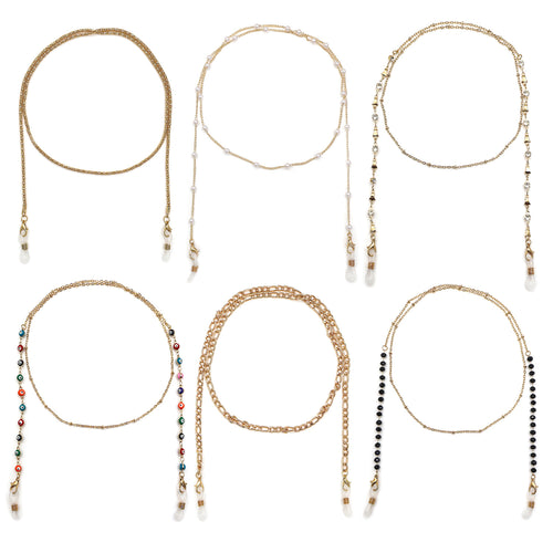 Elegant Crystal Eyewear Chain Bowlift