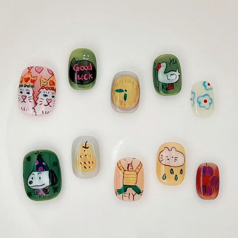 Playful Artistic Nail Art Design Set Bowlift