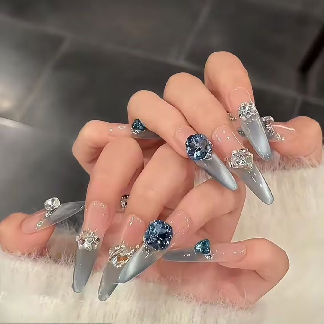 Artistic Nail Design with Decorative Elements Bowlift