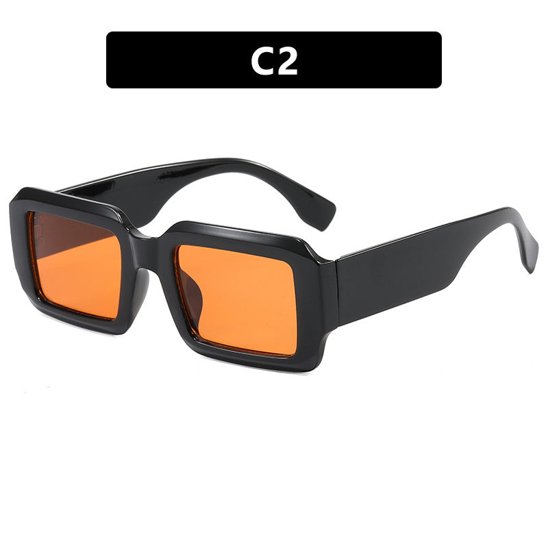 Ladies oversized square sunglasses with modern plastic frame Bowlift