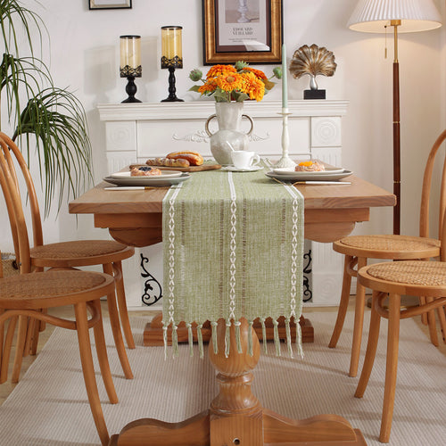 Textured Woven Table Runner