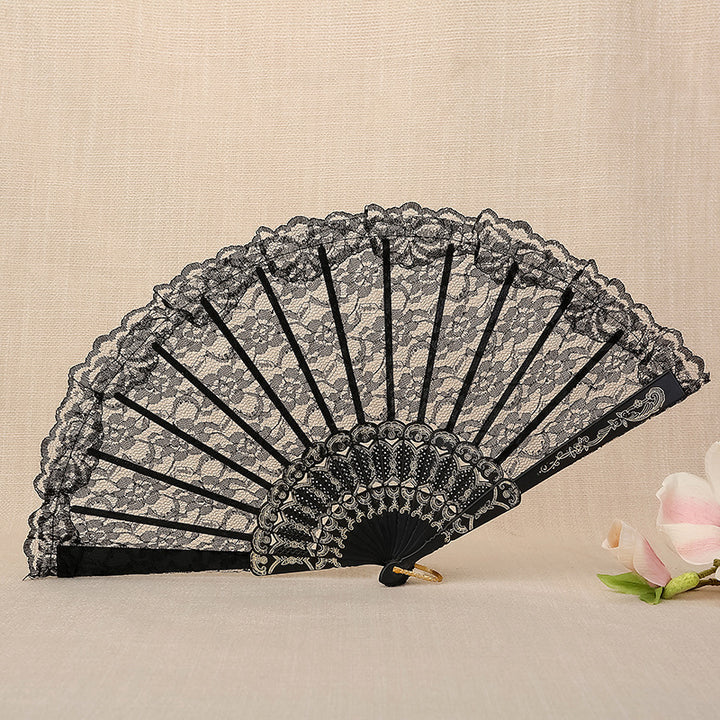 Ladies lace hand fan Bowlift