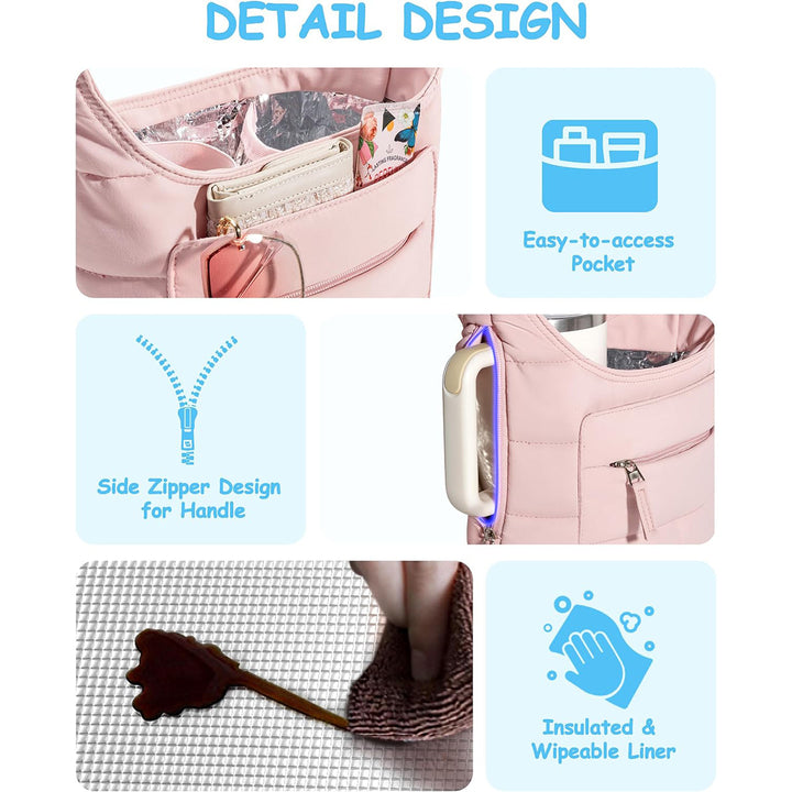 Practical shoulder bag with insulated interior Bowlift