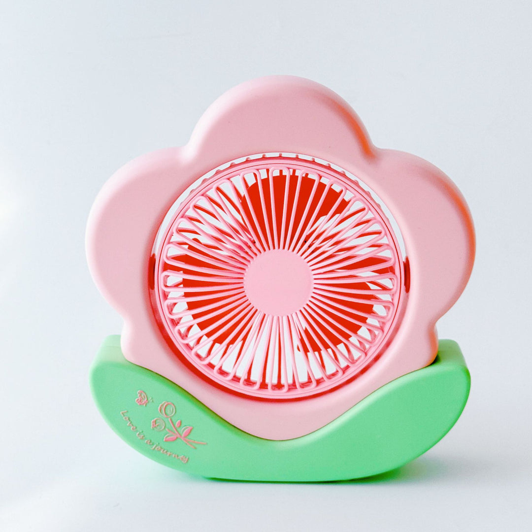 Unisex Portable Mini-Fan in Flower Design Bowlift
