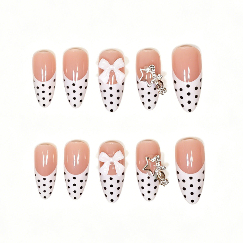 Elegant Stiletto Press-On Nail Art Tips Bowlift