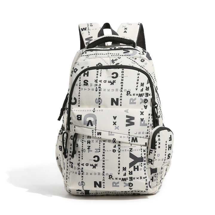Graphic Print Multi-Compartment Backpack