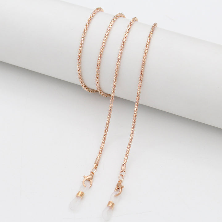 Elegant Pearl Chain Eyewear Holder Bowlift