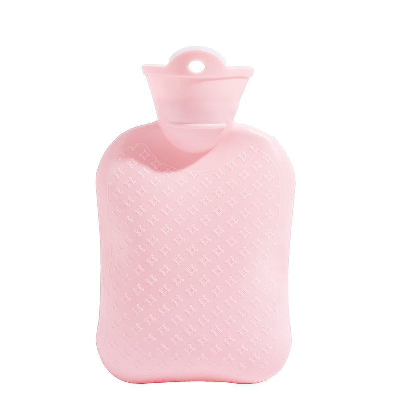 Reusable Hot Water Bottle with Textured Anti-Slip Surface and Wide Funnel Bowlift
