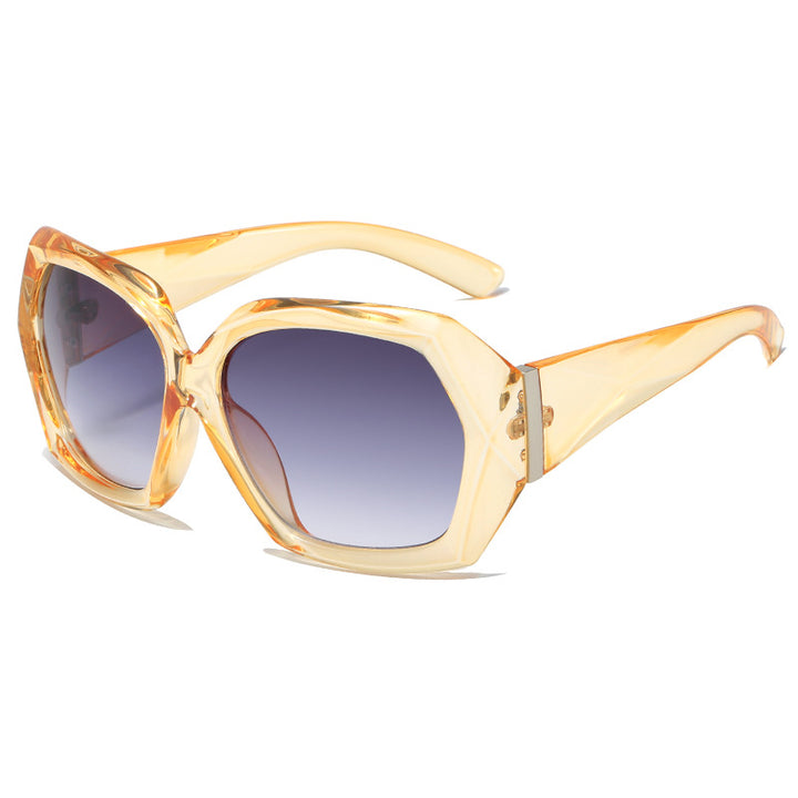 Women's designer sunglasses in innovative polygon design Bowlift