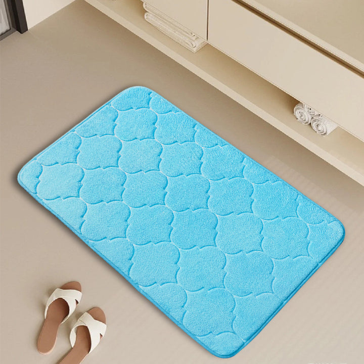 Soft Plush Memory Foam Bath Rug Bowlift