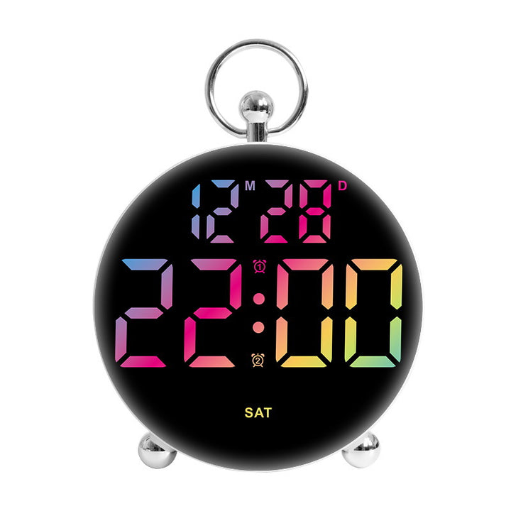 Digital alarm clock with large display and multifunctional features Bowlift