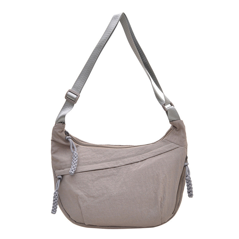 WoMulti-Pocket Lightweight Hobo Bag Bowlift