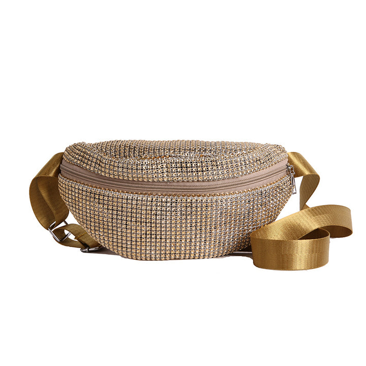 Shimmering Rhinestone-Embellished Fanny Pack Bowlift